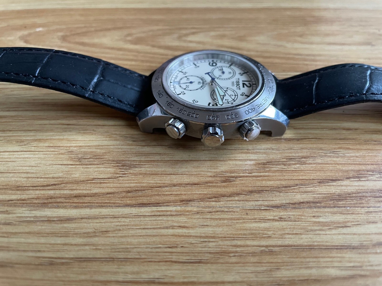 Men’s Tissot V8 Chronograph Cream Dial Pre-owned