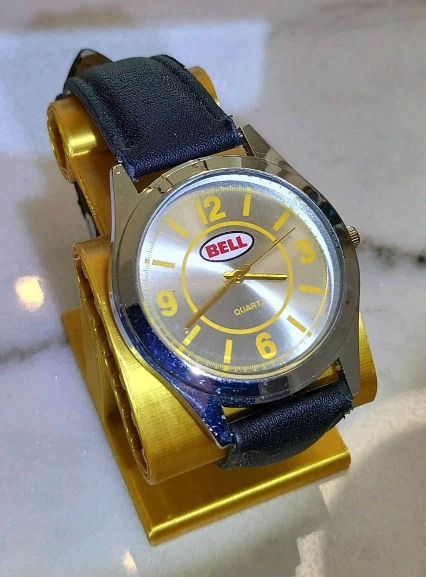 Men’s Quartz Watch Working New Battery Motorcycle 40mm Bell Helmets Racing Works