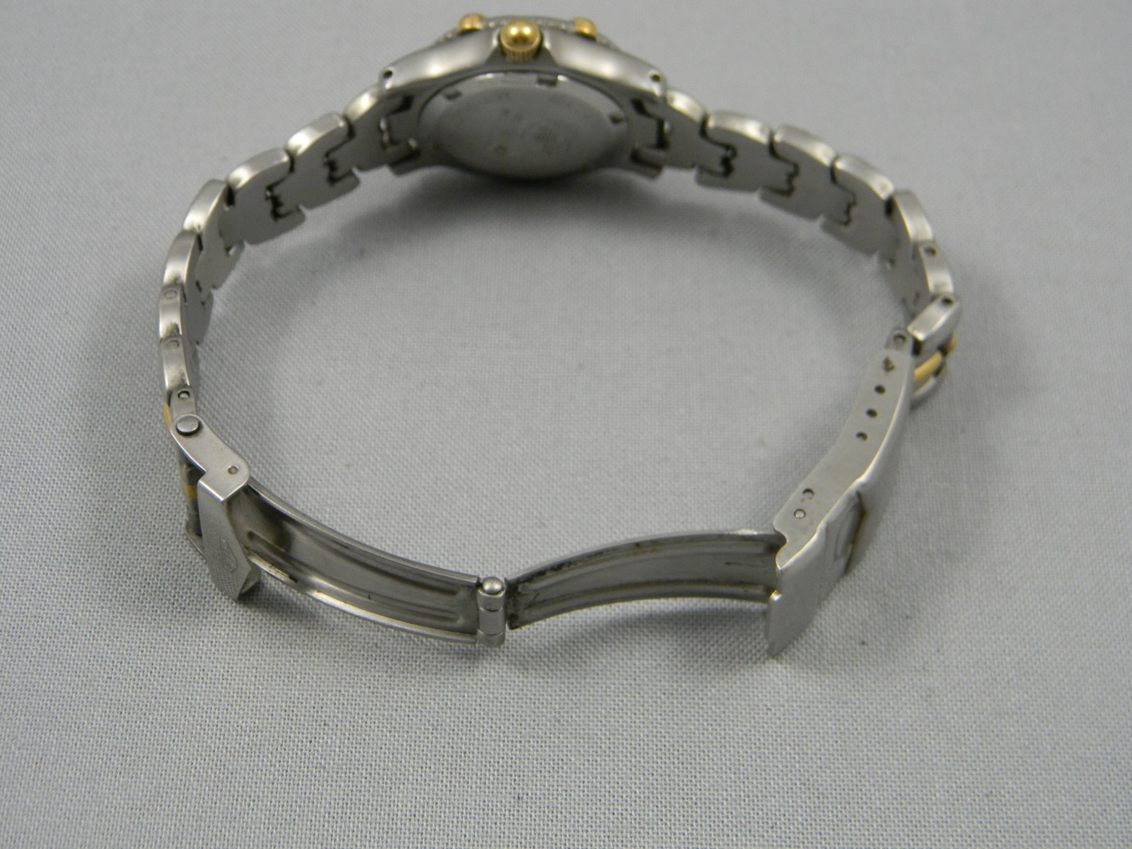 Elgin Steel Watch Women Diver Style 25mm Clasp Band 5.5″-5.75″ New Battery