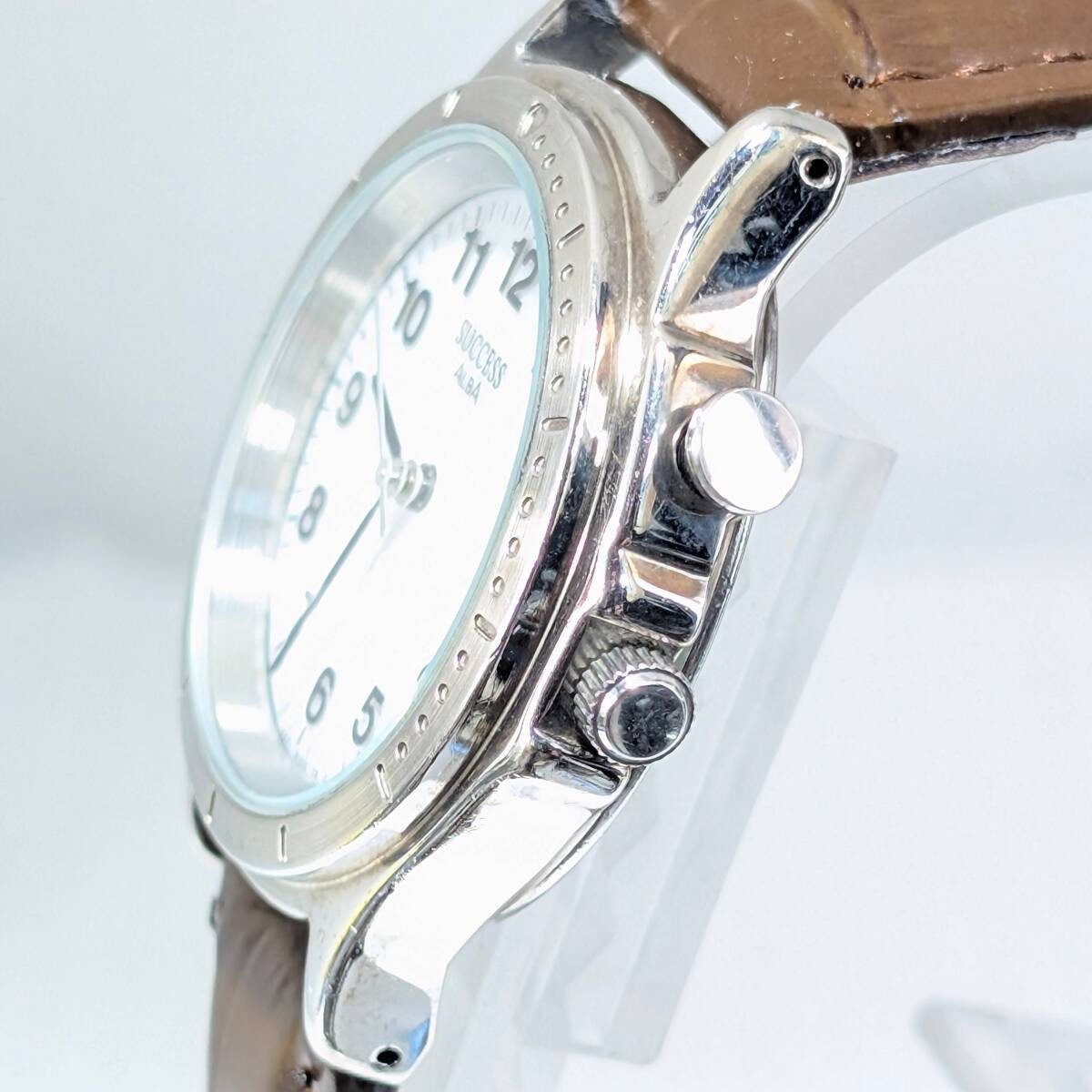 Seiko ALBA SUCCESS Men’s Battery and Strap Replaced Working Item X 82