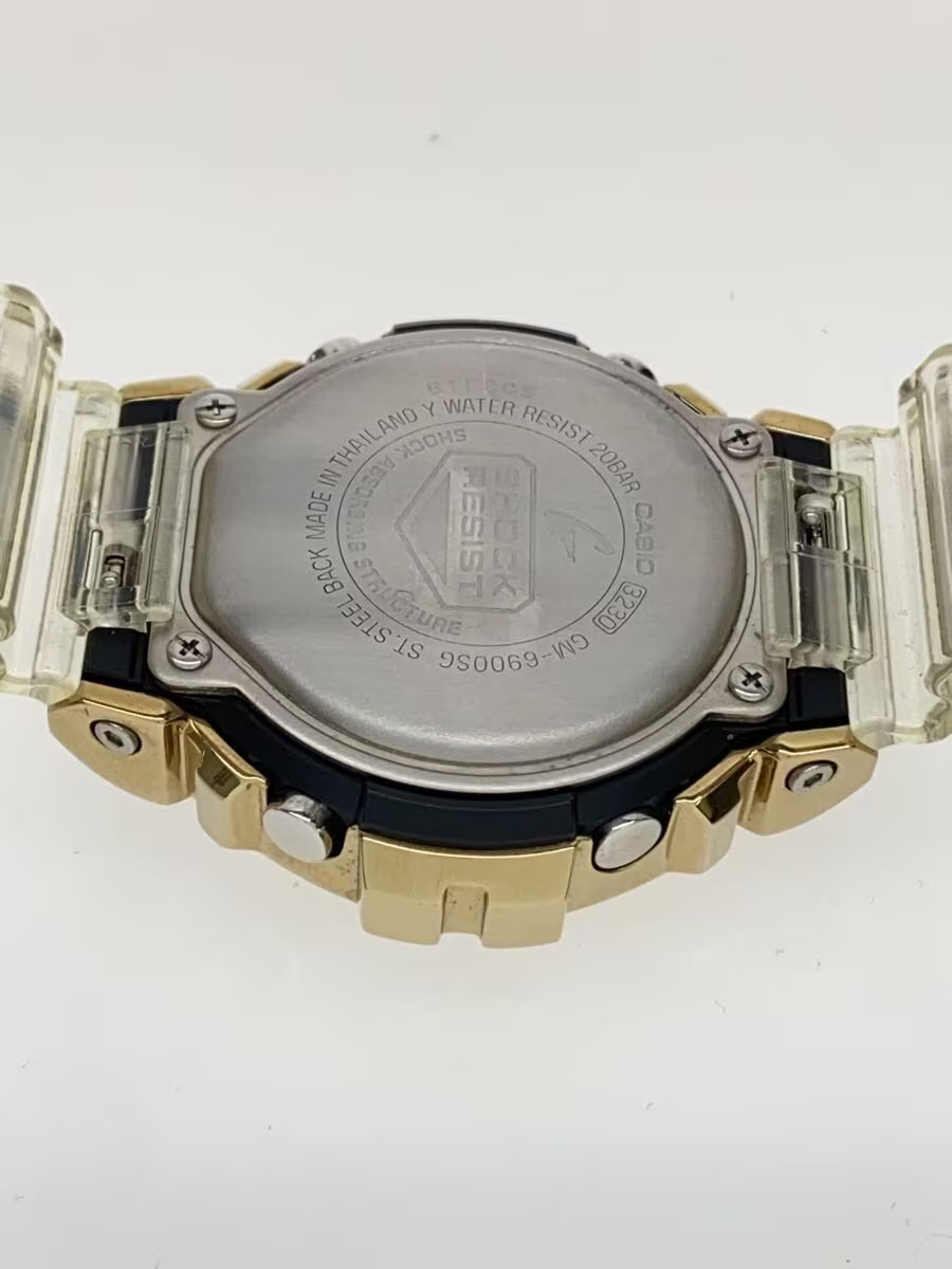 CASIO Quartz Watch G SHOCK Digital Gold Clear GM 6900SG 9JF