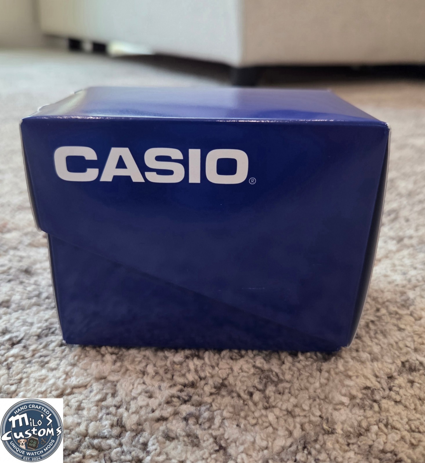 Casio World Time Digital Watch Black Resin 10 Year Battery WR100M Box Manual