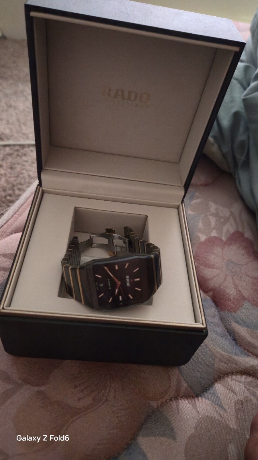 Rado Anatom Automatic Black Ceramic Bracelet Watch Black Dial Date w/ Box