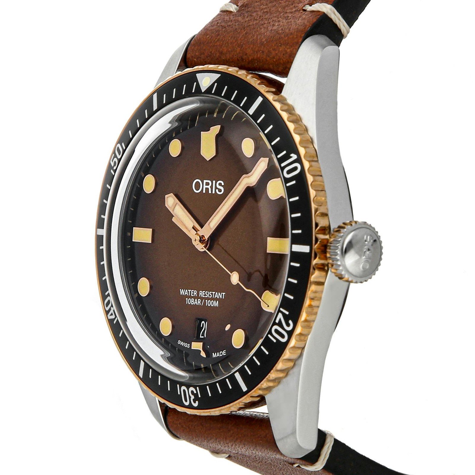 Oris Divers Sixty-Five Steel Bronze Auto 40mm Strap 01 733 7707 4356-07 5 20 45