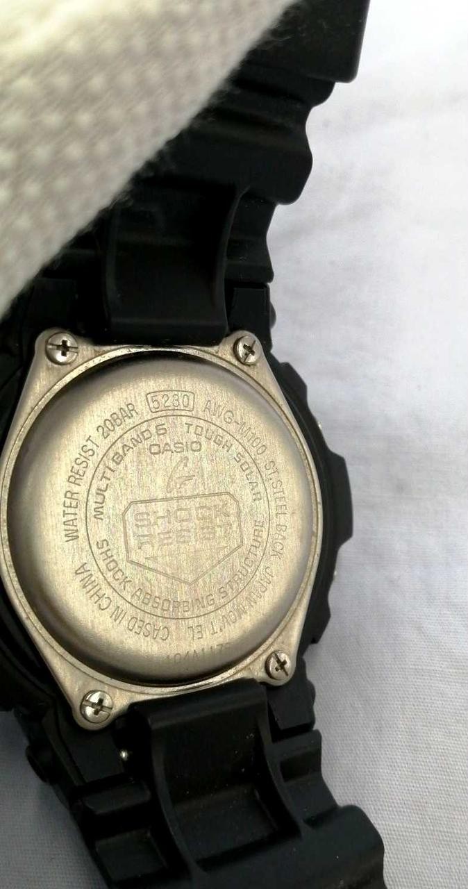 Casio G-Shock AWG-M100 Solar Rubber Band Unisex Watch | 1-Month Guarantee