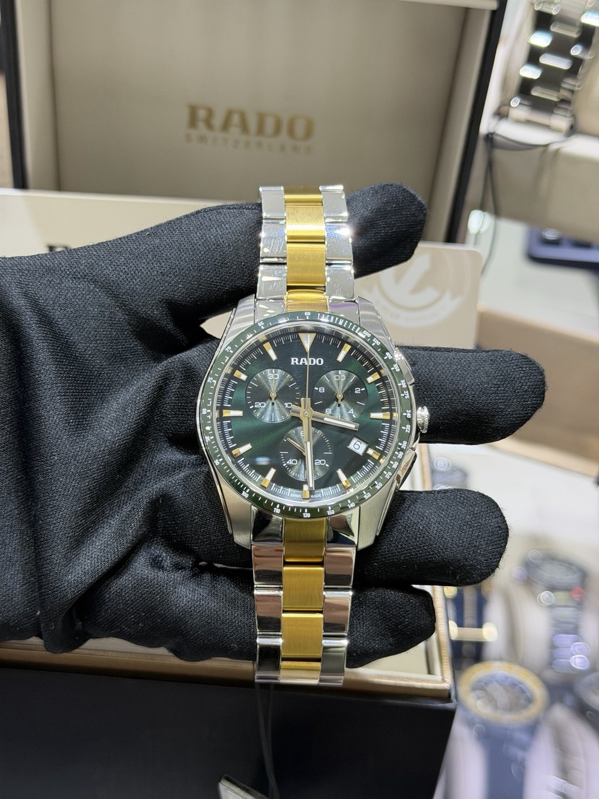 Rado Herren/Unisex Uhr HyperChrome Chronograph Ref. R32259323