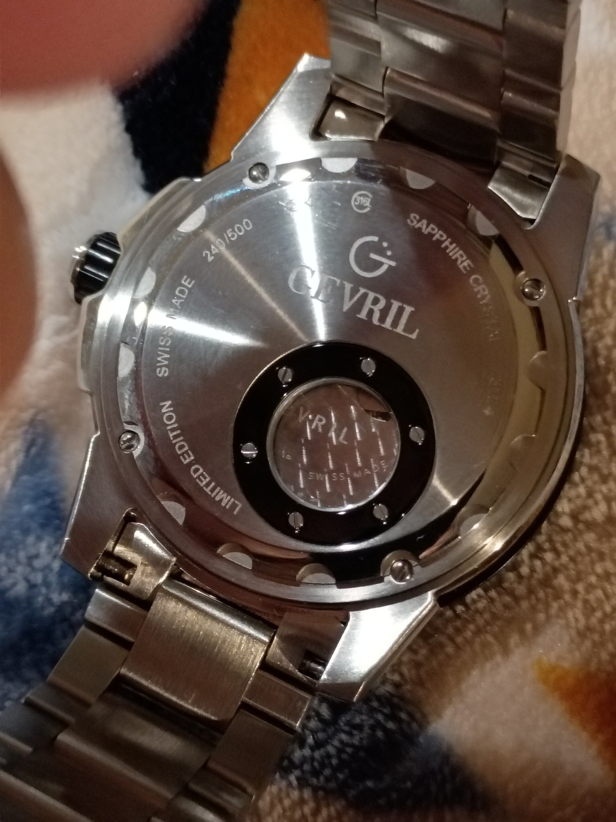 Gevril Sea Cloud 3124 Swiss Automatic Diver, Mint Condition!!!