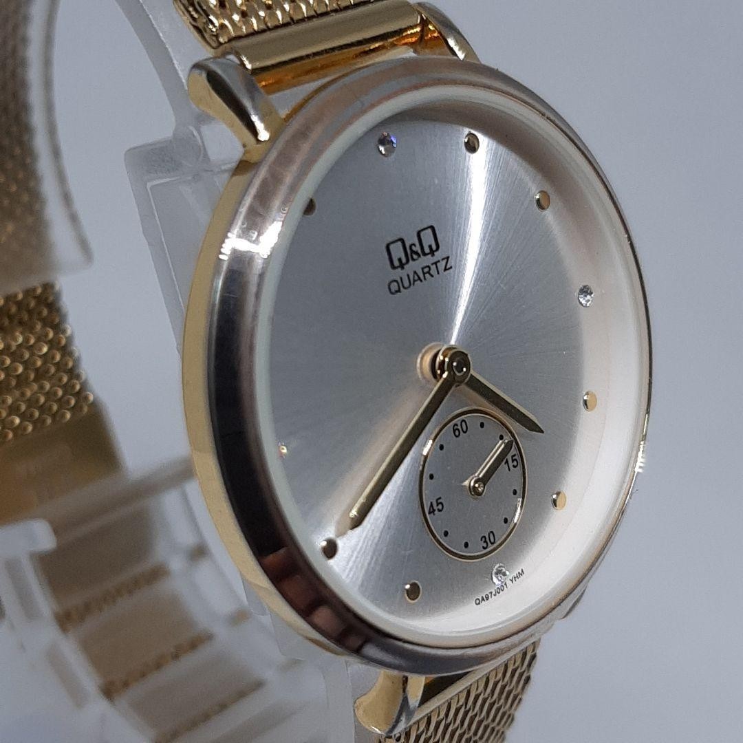 Citizen Q&Q Women’s Watch, Gold, Mesh Strap, Working Condition nu