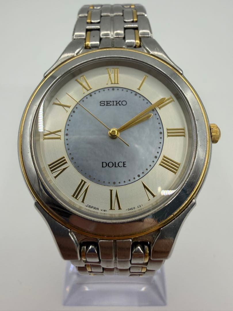 Working SEIKO DOLCE V181-0AC0 wristwatch