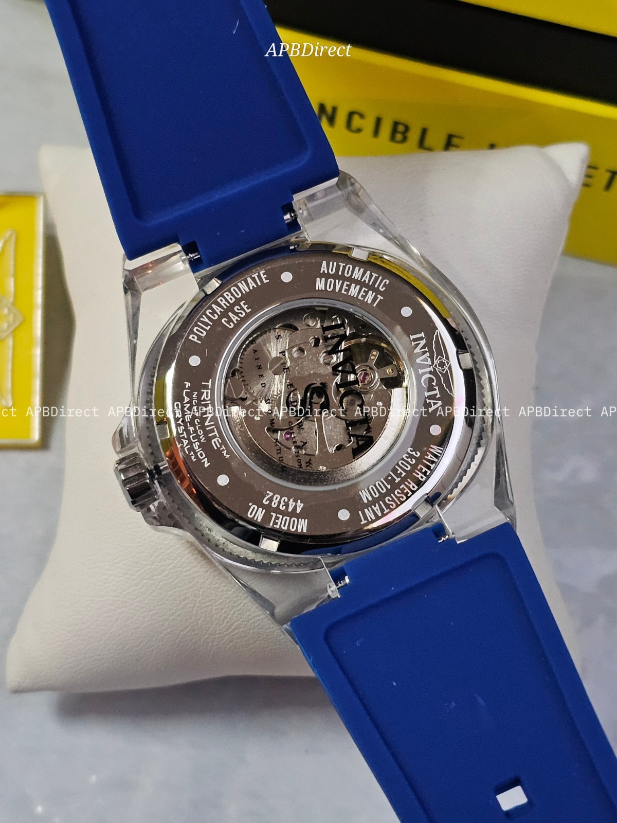 Invicta – Speedway – Mechanical AUTOMATIC – Clear Polycarbonate Case mens watch