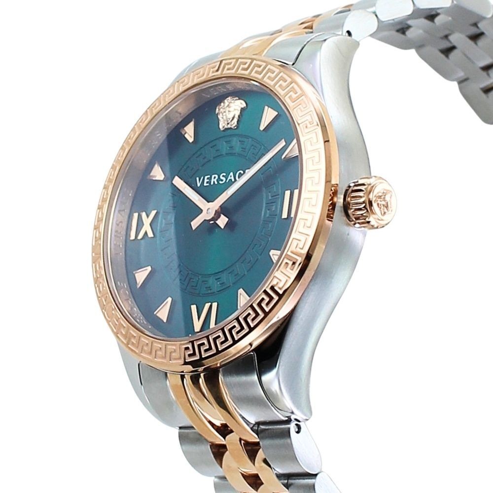 [B1Y] Versace Versace Watch Ladies Green Combination Bracelet Brand Watch [v4w]