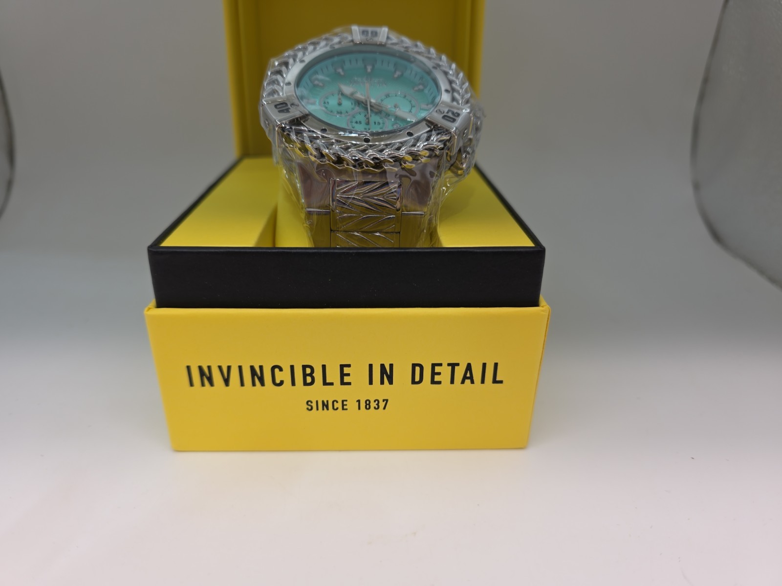 Invicta Bolt Hercules Mens 54mm Silver Tone Bracelet Chrono Watch Men’s Watch