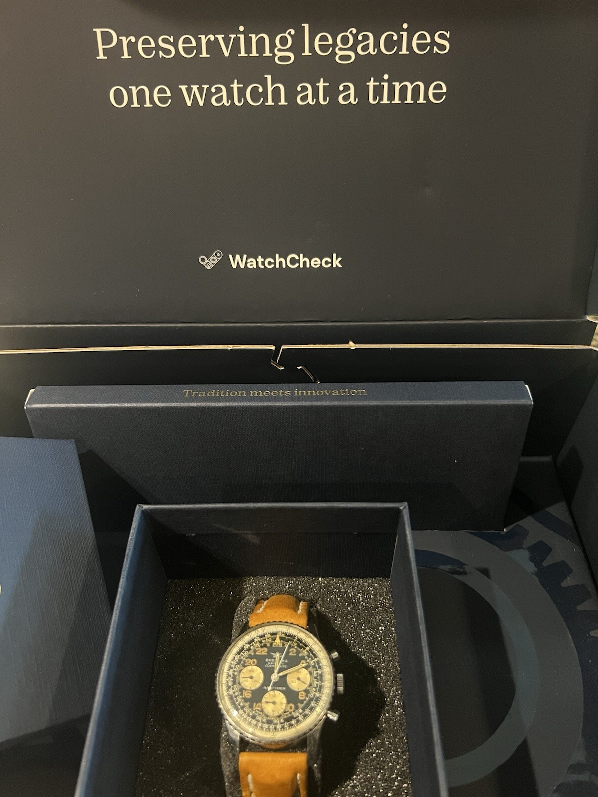 Breitling Navitimer Cosmonaute Ref. 809, Twin Jet, Fresh Complete Service