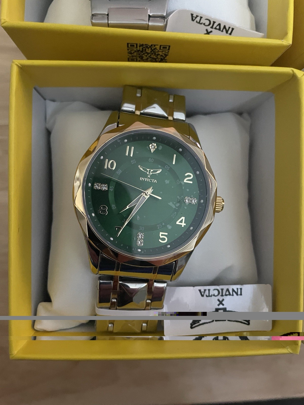 Invicta Lot of 6 Watches Speciality Silver Gold Green Collection Bulk Assorted