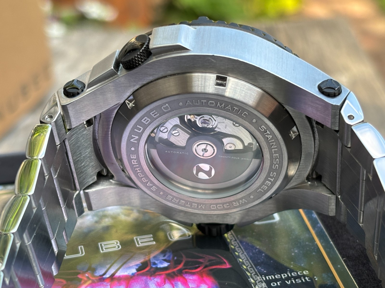 Nubeo Skylab Automatic Limited Edition Watch. Indigo. NB-6083-0H