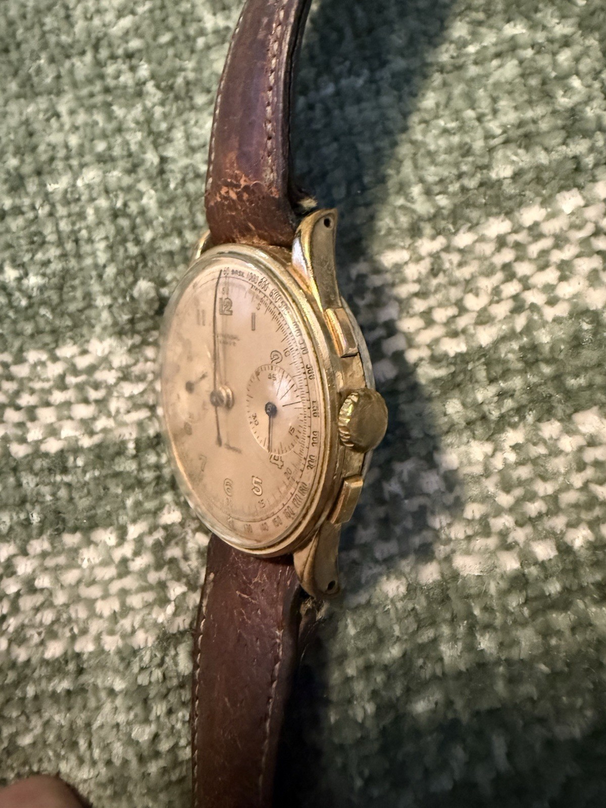Universal Genève Uni-Compax 1940s Chronograph Manual 34mm Silver Dial
