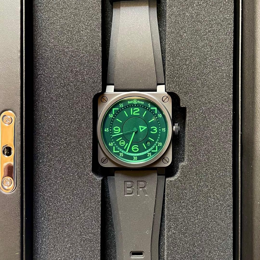 [LIMITED EDITION 999] Bell & Ross BR 03-92 HUD Ceramic Green Dial