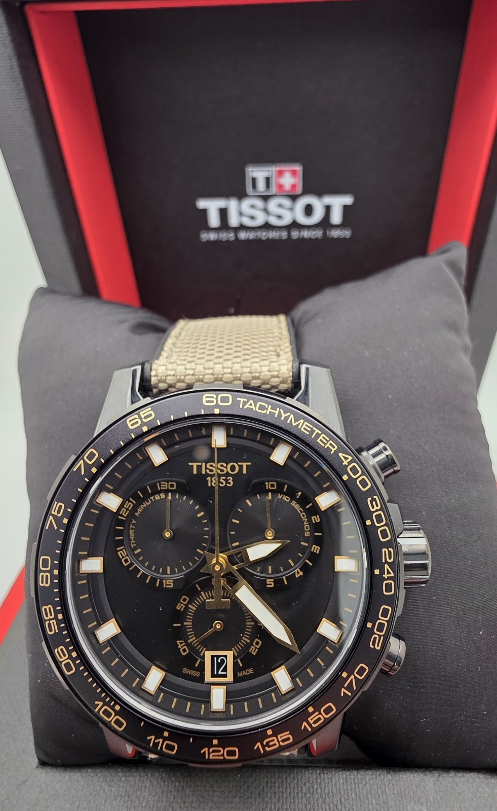 Tissot Supersport Chronograph Quartz Black Dial Men’s Watch T125.617.37.051.01
