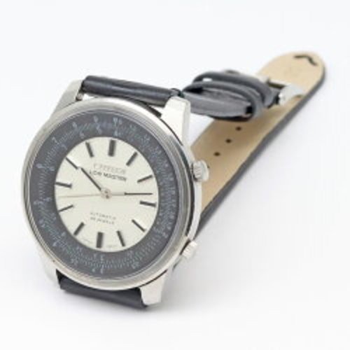 Citizen Log Master Ref.AUOS 52401-TA Citizen Log Master Rotating Inner Bezel