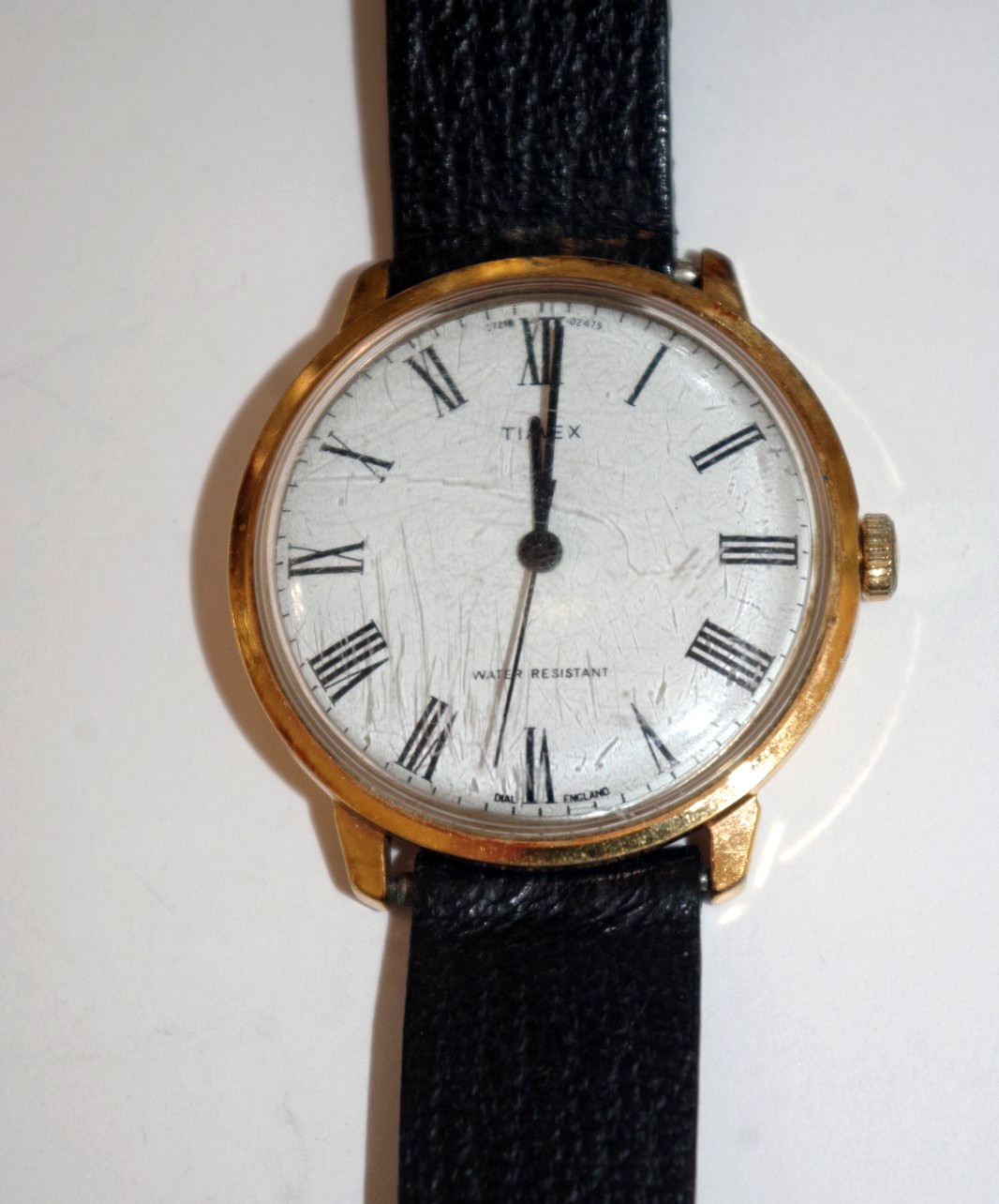 vintage Timex Mechanical Manual Wind Vintage Dress Watch Dial England – Taiwan