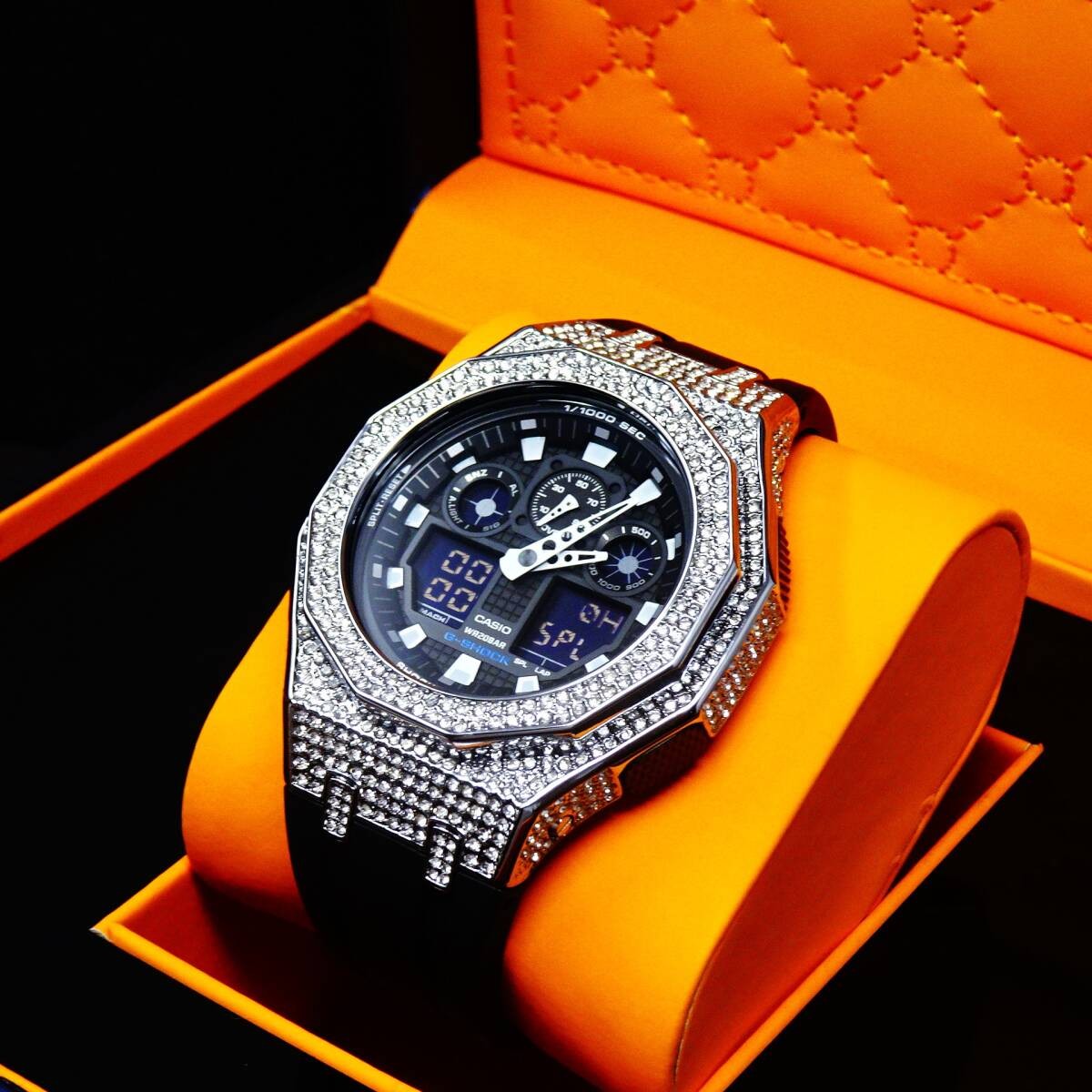 〓New〓mod Casioak〓G-Shock custom watch〓Regular GA100B body included〓Aftermarket