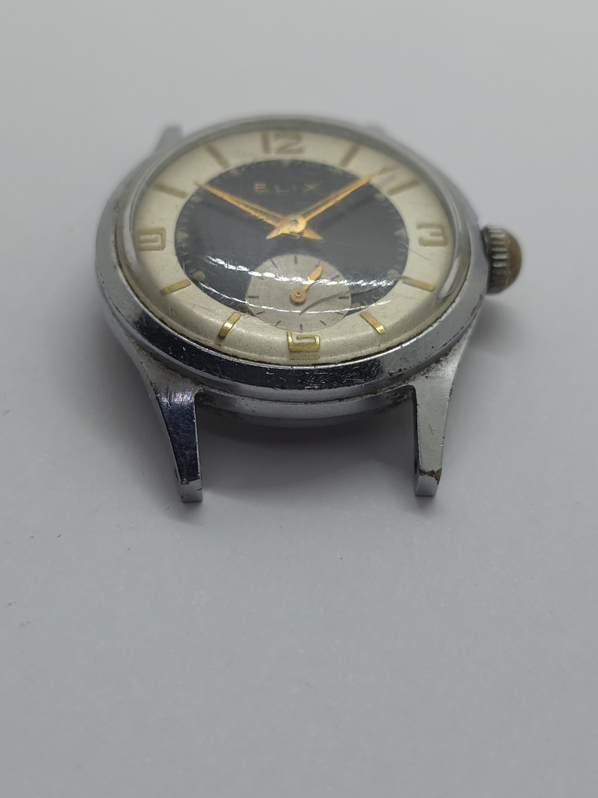 Vintage Beautiful Elix CUPILLARD Cal. “233 NEW” Watch 1950 Good Main Spring 🇫🇷