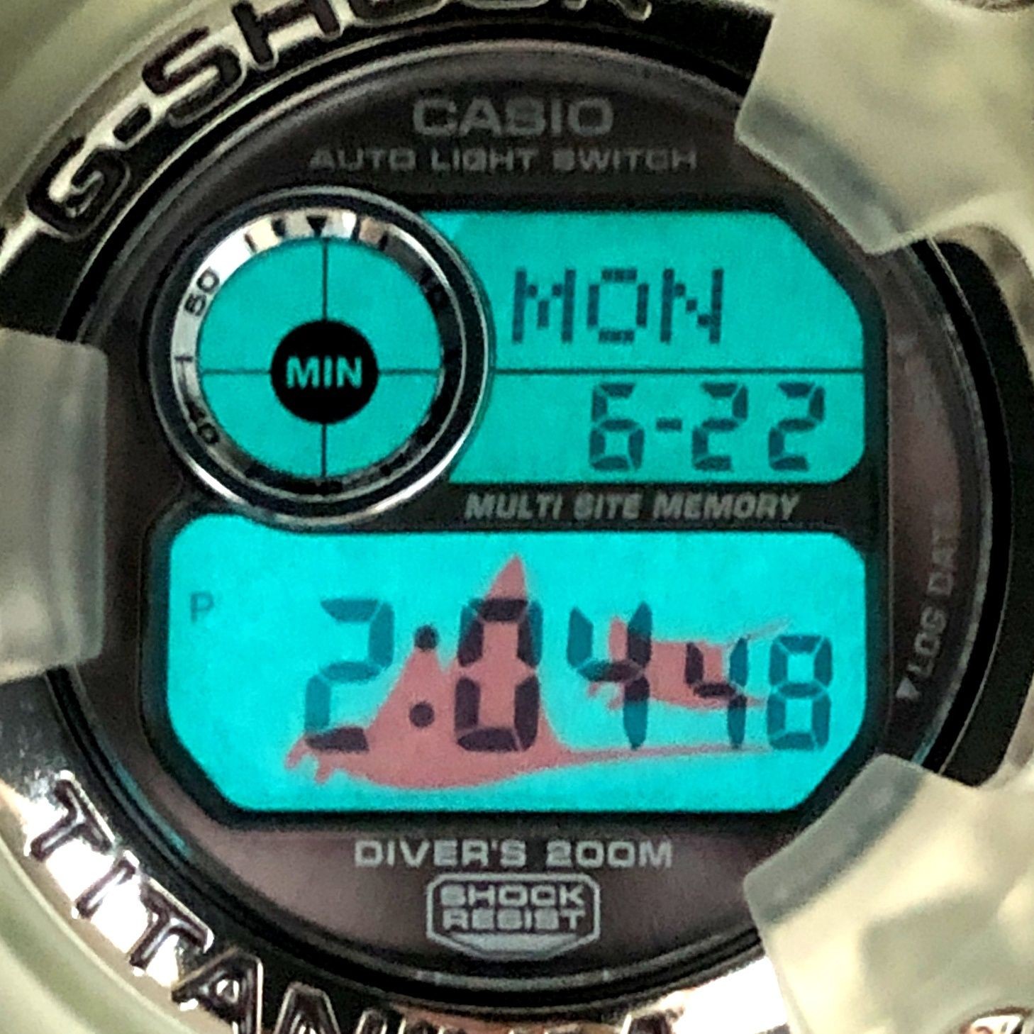 G SHOCK DW 9900WC 5T FROGMAN WCCS Frogman Skeleton Double Manta Brown Black Logo