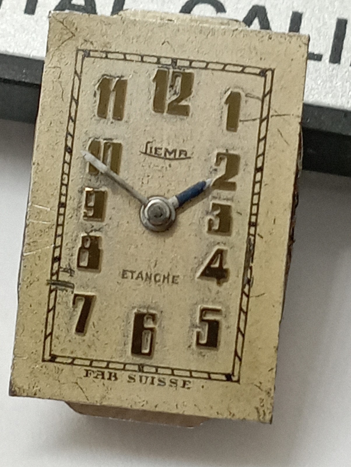 Vintage UNIQUE DIVER TANK HERMETIC watch Crown On Screw Steel Case from 1930’s !