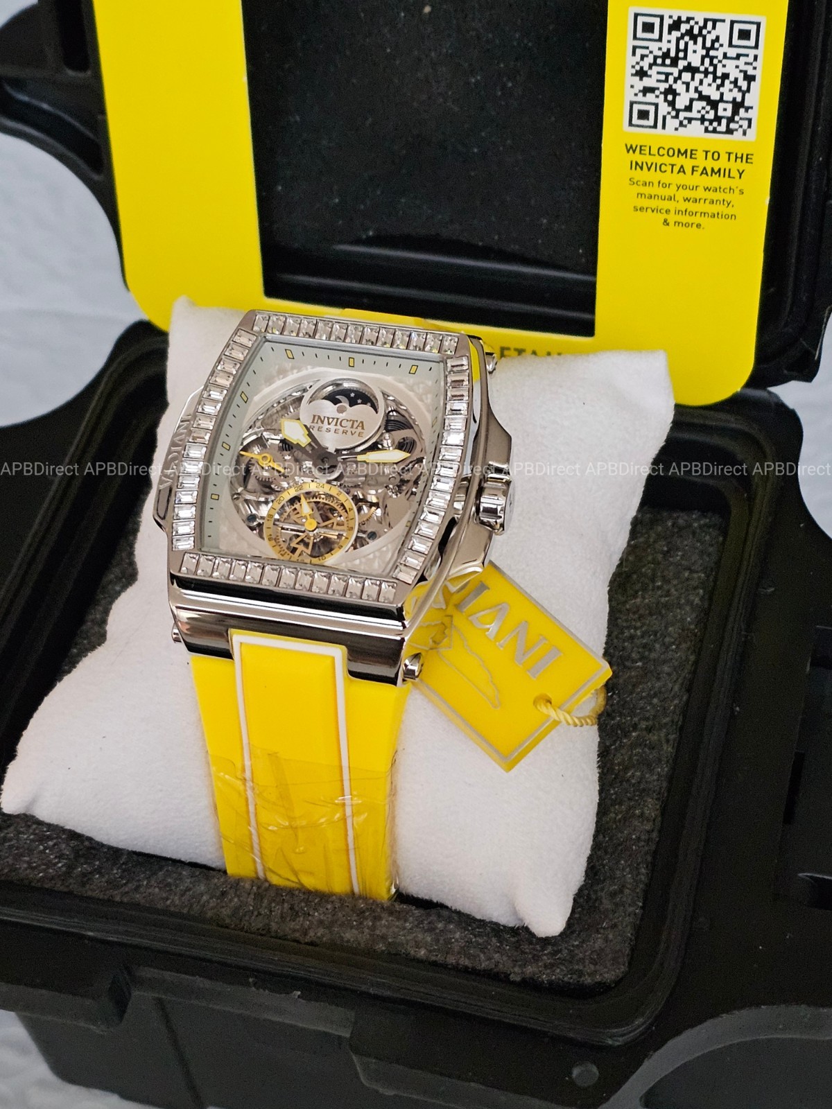 Invicta – S1 Rally – DIABLO – Dual Time Automatic – Yellow – Reserve Mens Watch