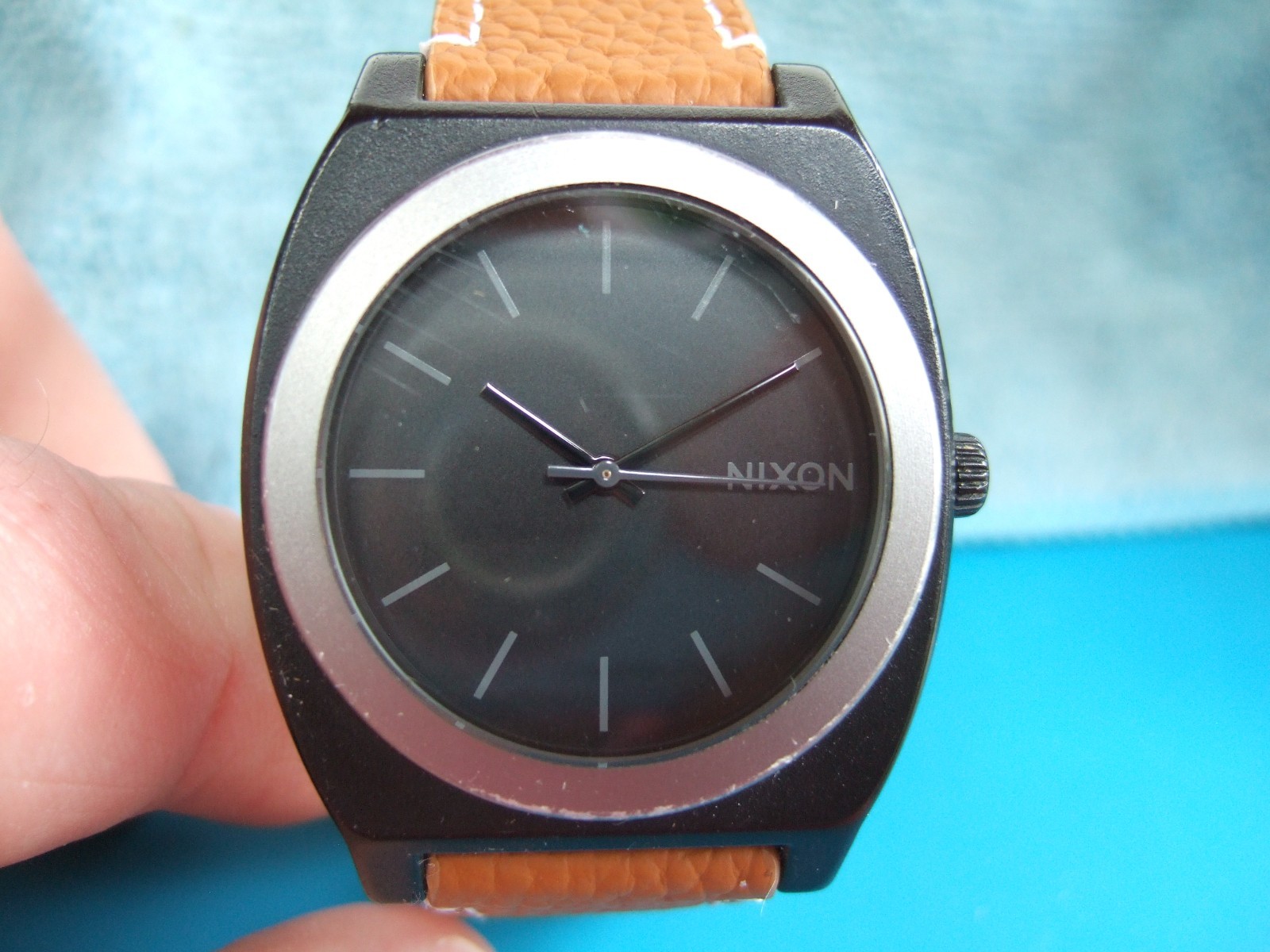 Men’s Nixon Minimal “The Time Teller” Black Polycarbonate watch!