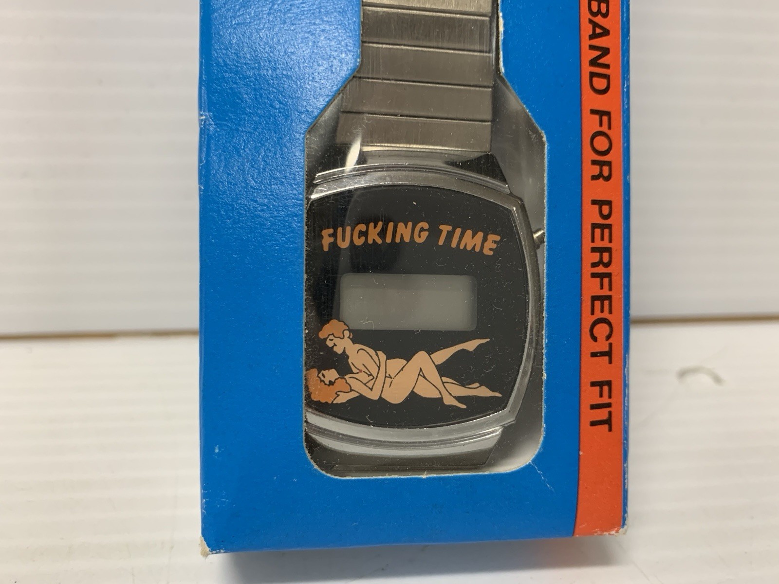 Risque Novelty Adult XXX Digital Quartz Watch F-ing Time NOS