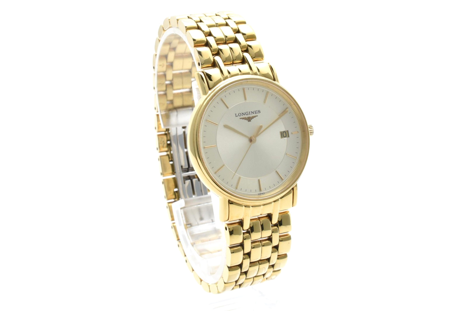 LONGINES Grand ClassicL 4.720.2 Vintage Quartz Men’s Watch Gold Date