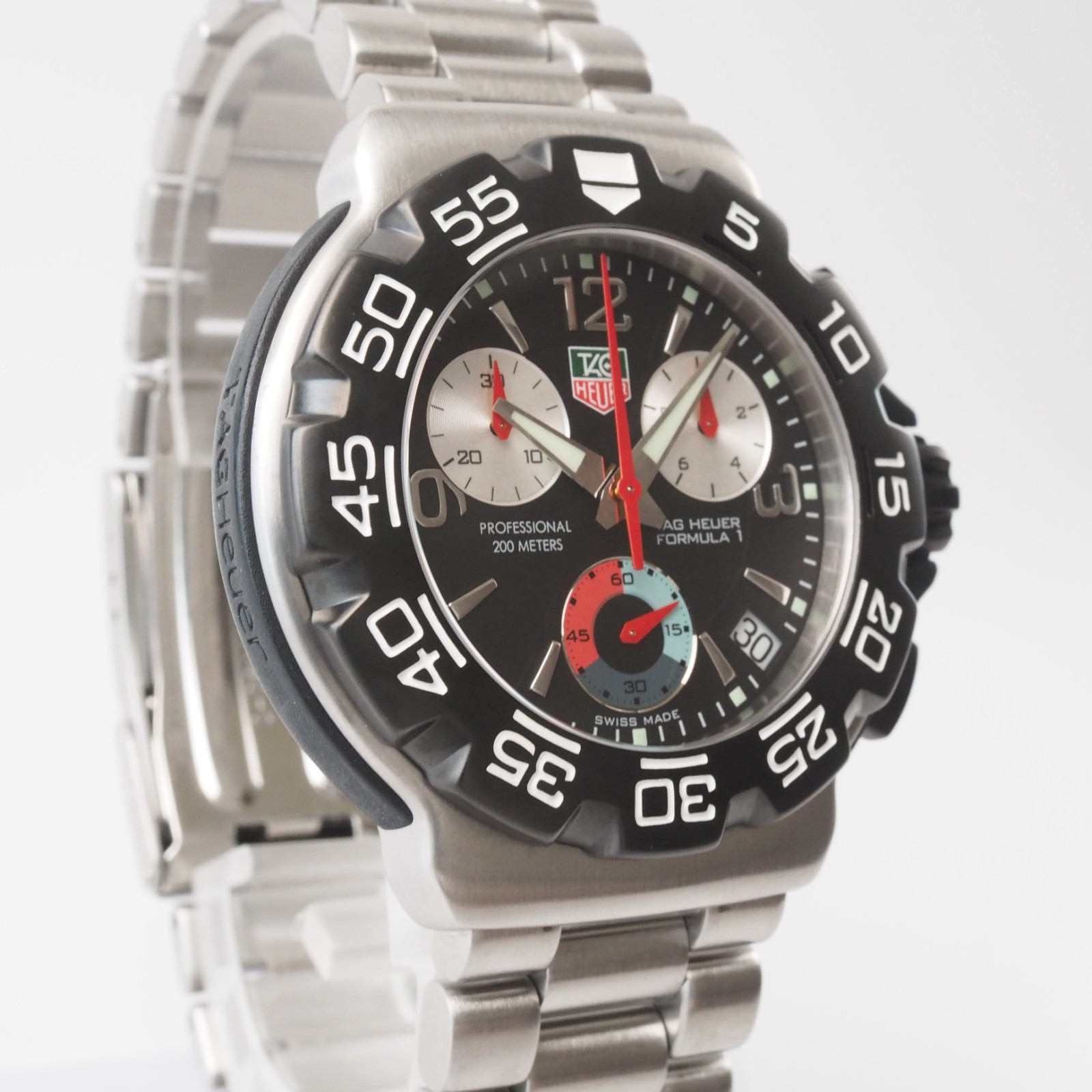 TAG HEUER Formula 1 CAC1110-0 Quartz Chronograph Black Dial Men’s 41 mm Watch