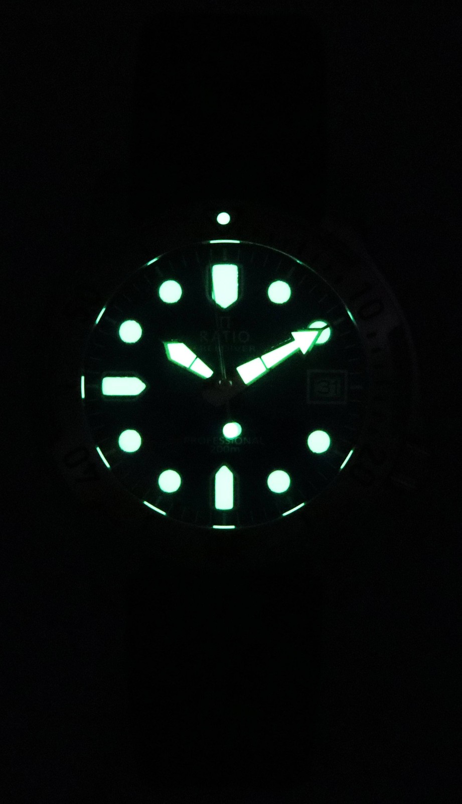Ratio FreeDiver Silicon Strap Professional Quartz Diver’s RTF023 200M Mens Watch