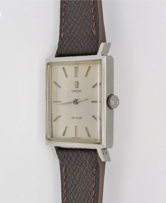 😍 SERVICED Vintage 1960s OMEGA DE VILLE Ref 111.024 Manual Cal 620 Steel Tank