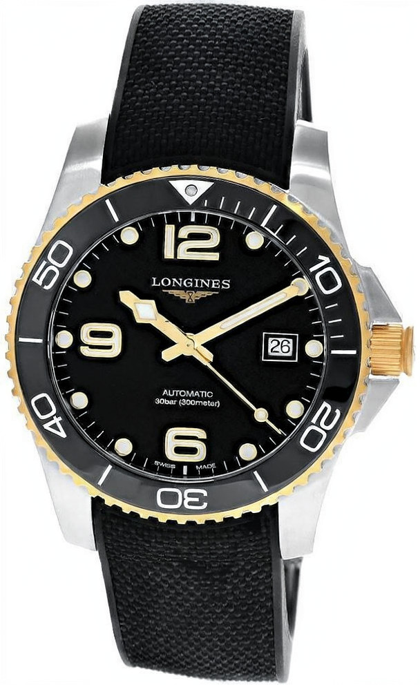 Longines HydroConquest Automatic 41mm Black Rubber Men’s Watch L3.781.3.56.9