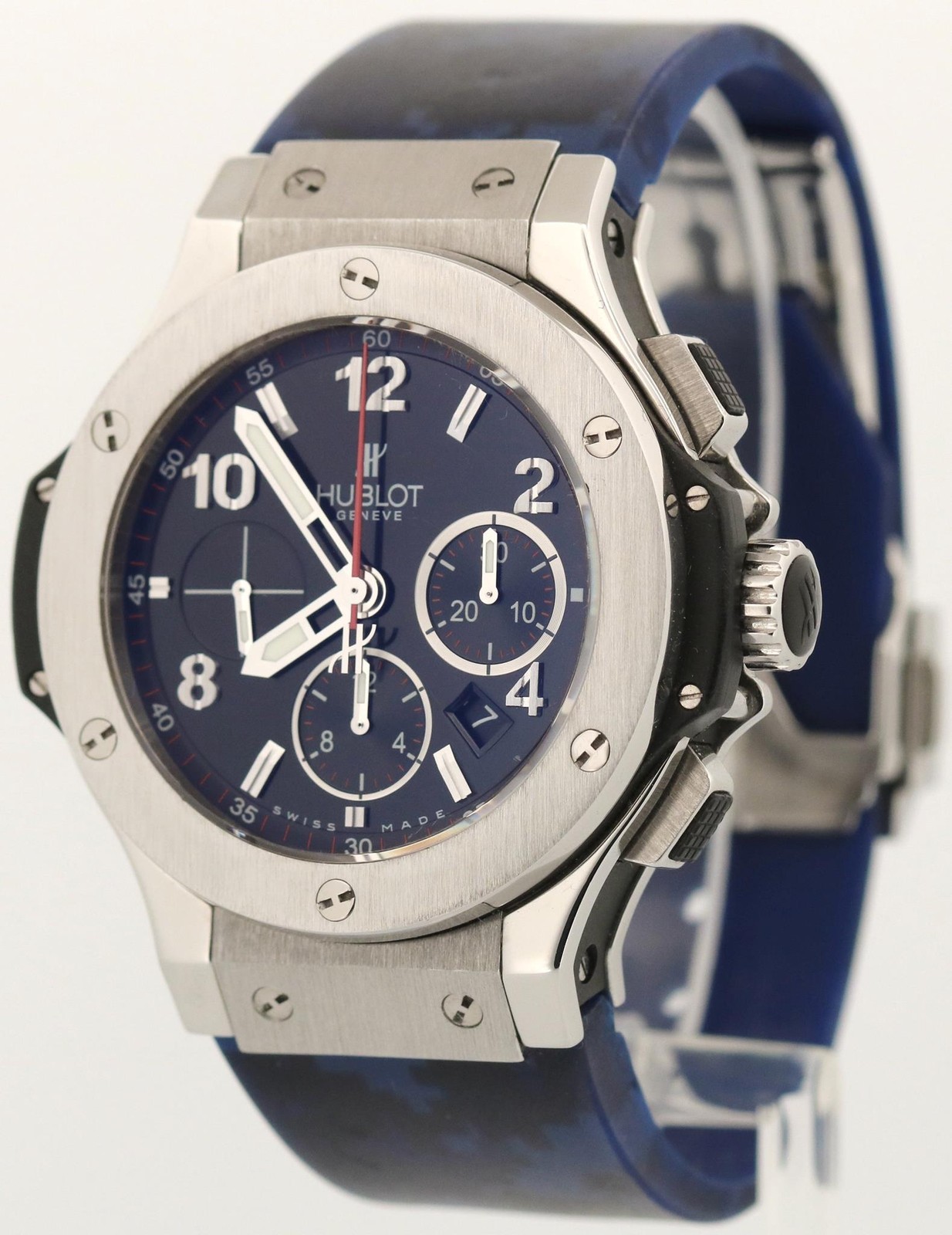 Hublot Big Bang Original BLACK Stainless Steel 44mm Rubber 301.SX.130.RX Watch