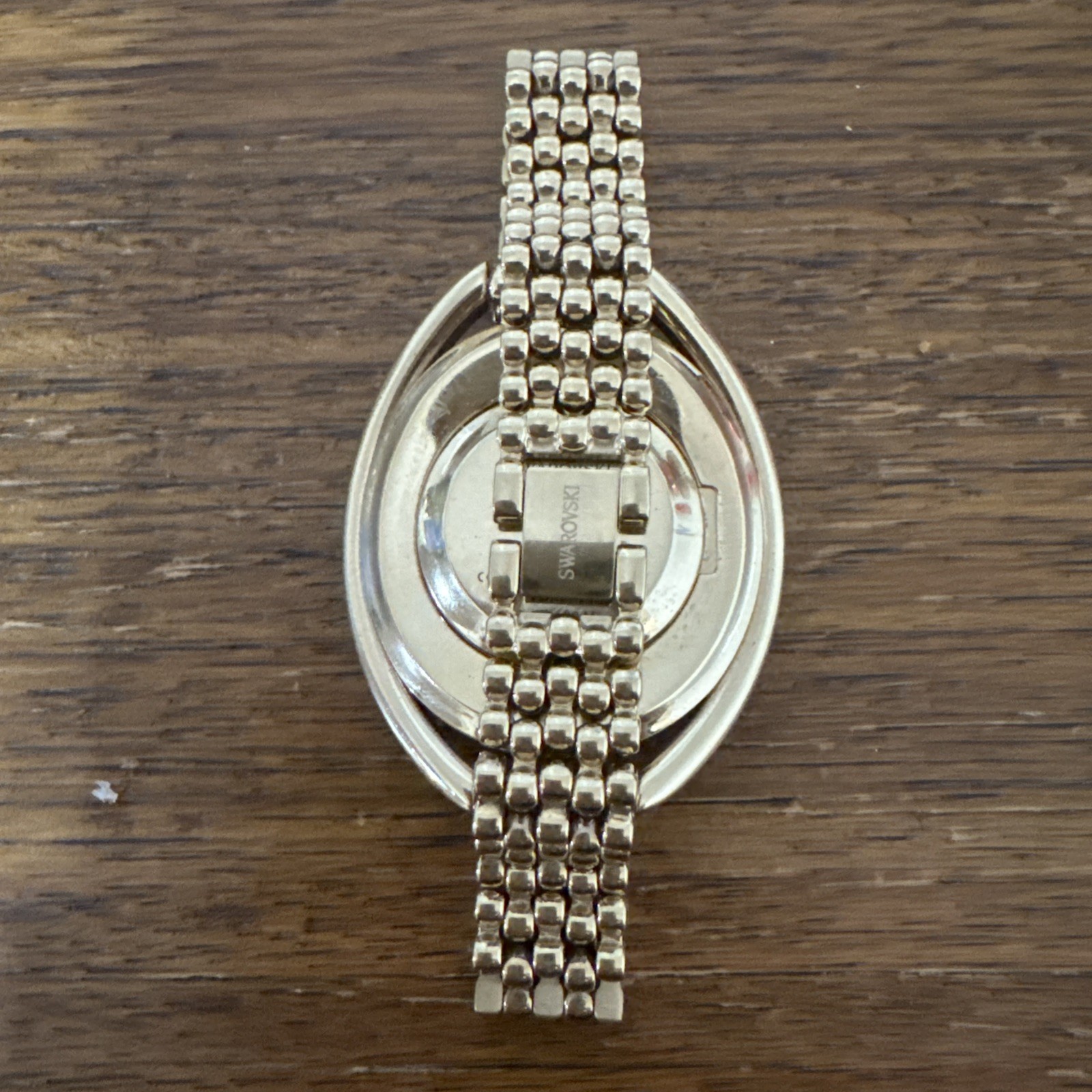 Swarovski Crystal Line Oval Watch Gold Bracelet 5200339 – NEEDS BATTERY REPLACED