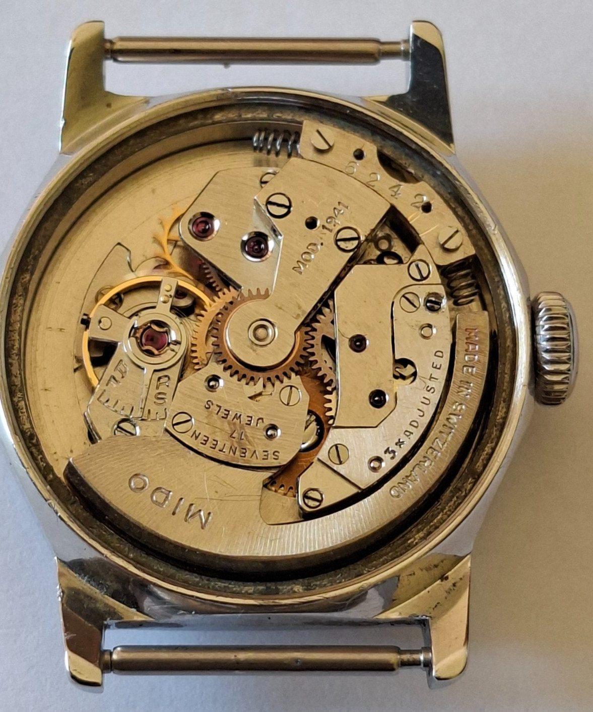 Vintage Mido Multifort Automatic Bumper Wristwatch
