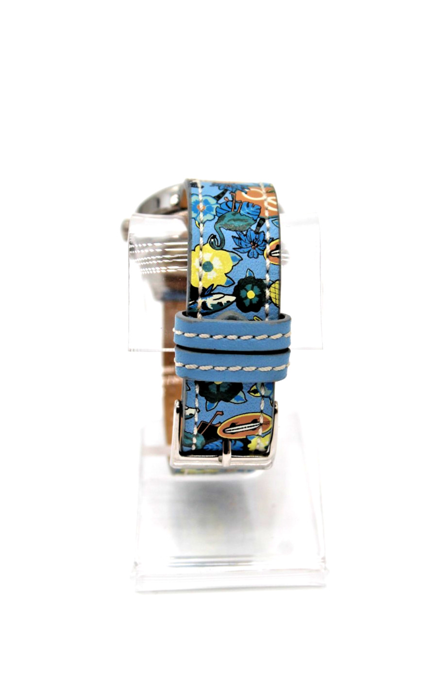 COACH Blue Floral 32mm Ruby Watch Hawaii Themed Watch – New Battery