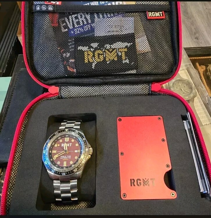 RGMT Black Continental Automatic Diver Watch RG-8024