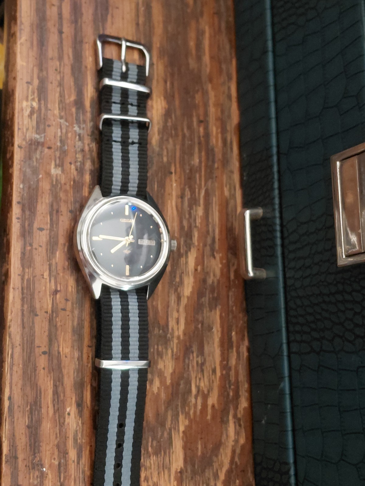 Vintage Citizen Eagle 7 Automatic Cushion 1970s Russian English Day/Date 4 -…