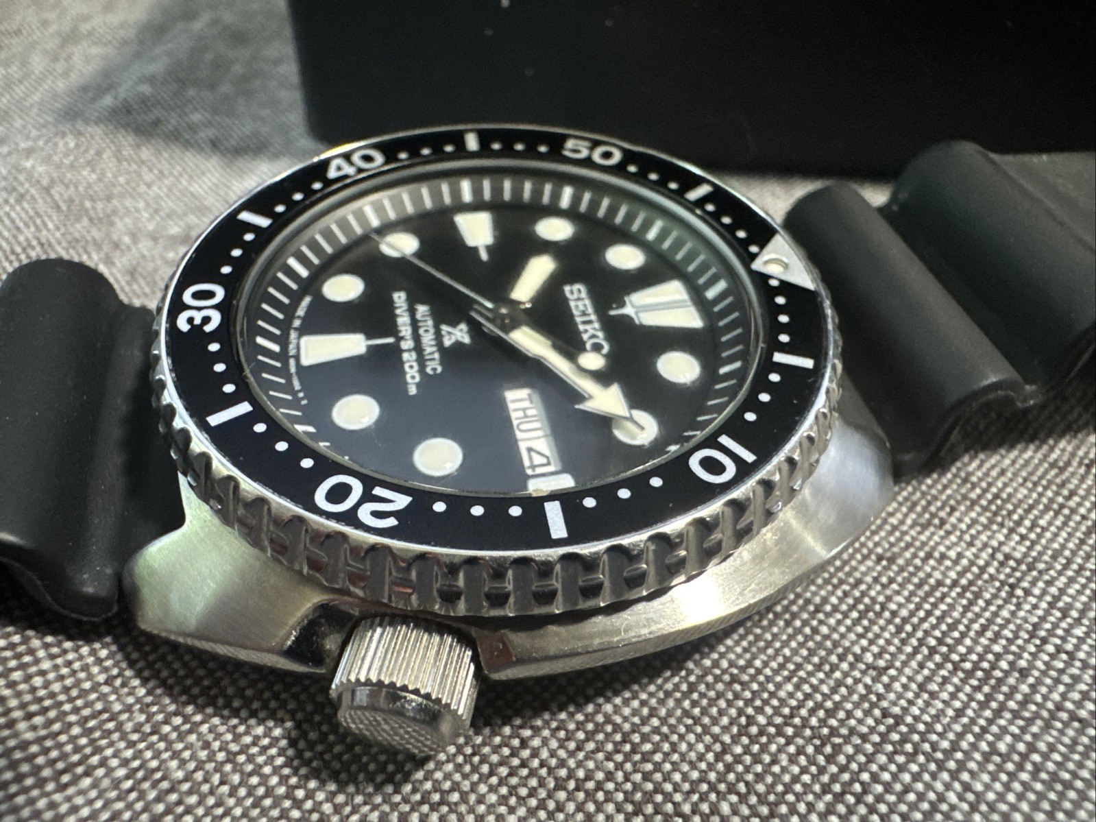 Seiko Prospex Turtle SRPE93 Automatic 45mm Case Men’s Black Rubber Watch Band
