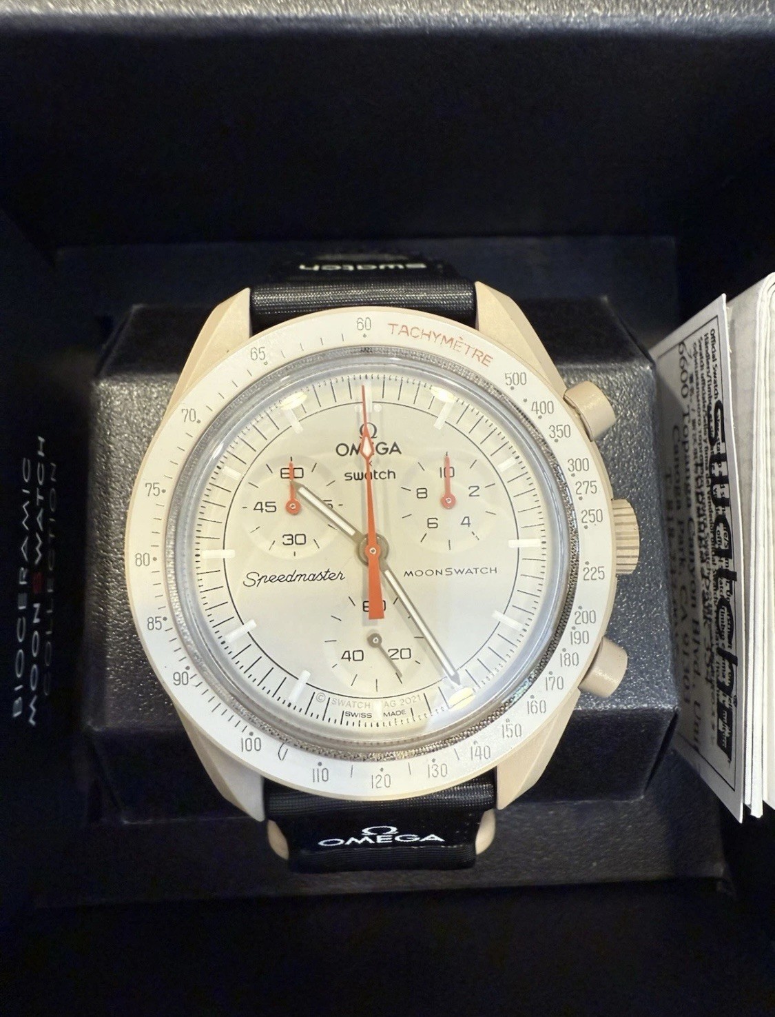 OMEGA x Swatch MoonSwatch Mission to Jupiter Bioceramic Quartz Chronograph