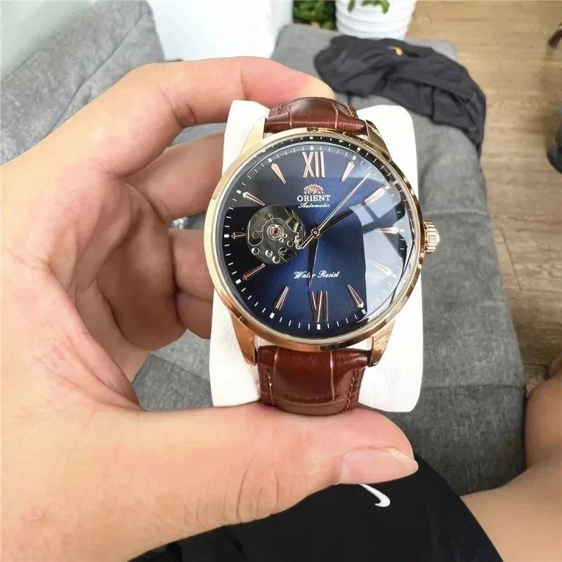 Orient Watch Bambino Classic Men Luxury Gift Automatic Mechanical Leather Strap