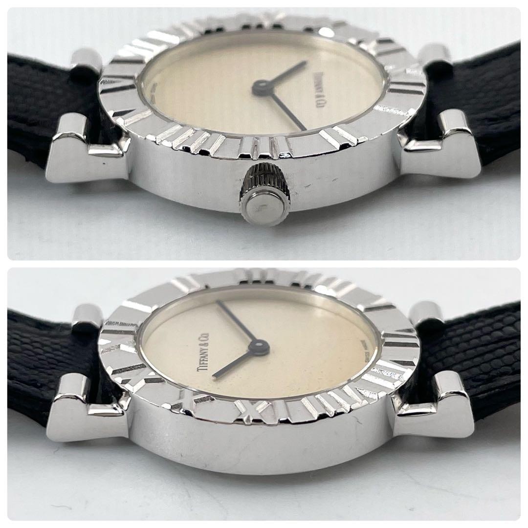 Tiffany Atlas Silver 925 Watch Ladies Quartz Steel Case