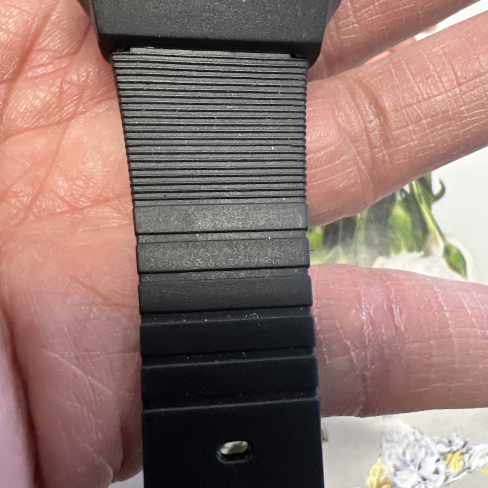 Unisex Adults Black Talking Alarm Watch( Defective For Parts 😩)good Luck Bi