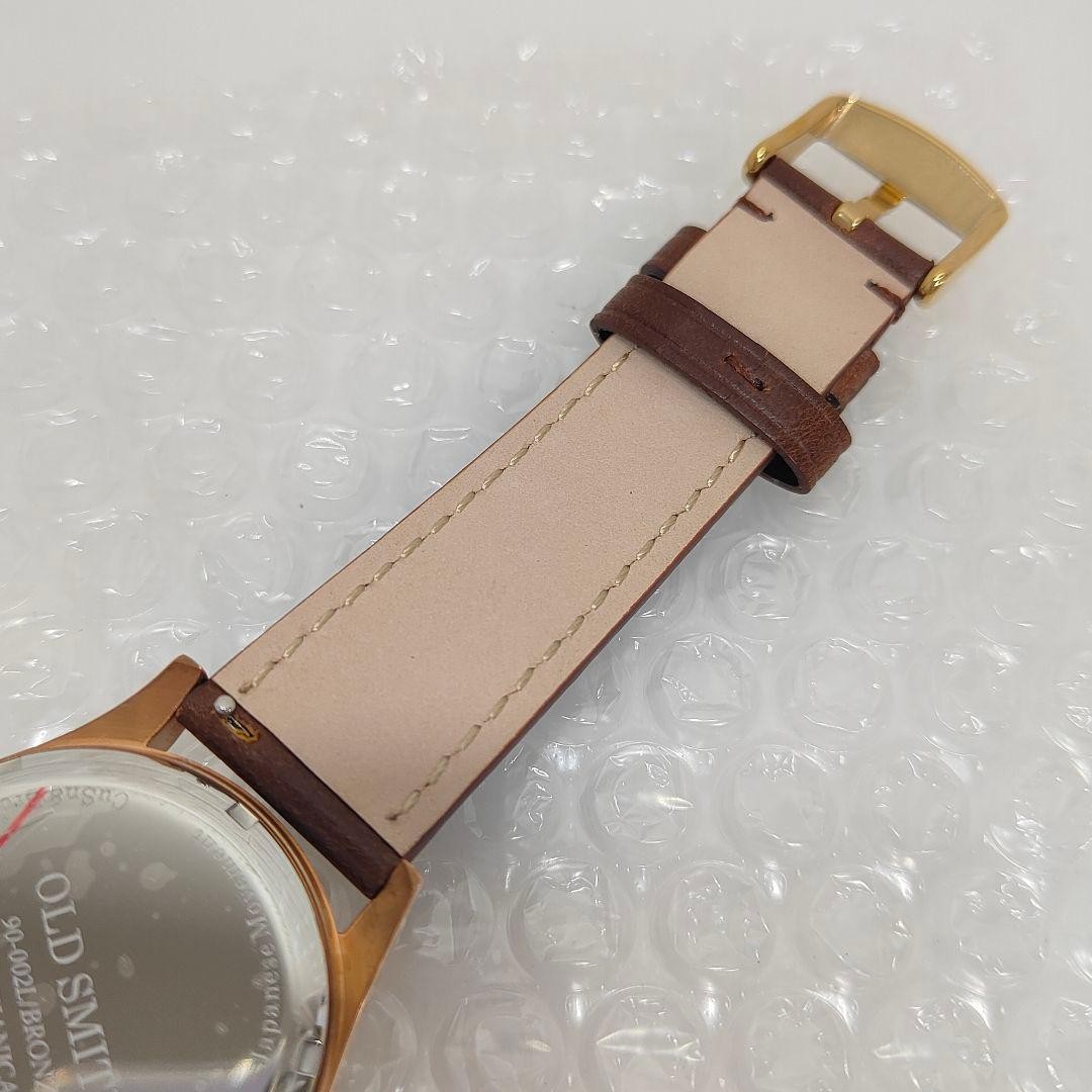 KUOE Kyoto Old Smith 90-002 Bronze Automatic Watch CuSn8 37mm Brown Leather