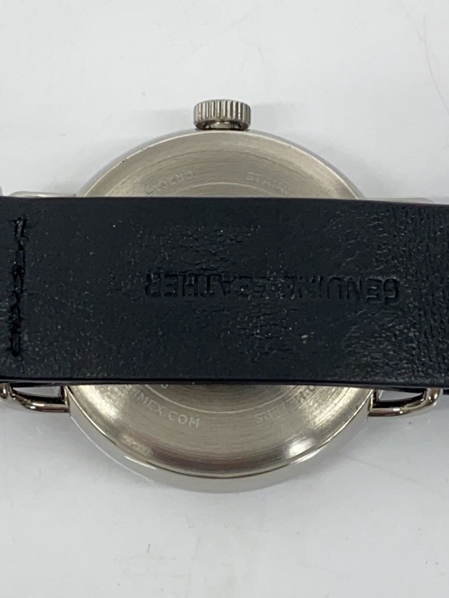 TIMEX AVIREX Quartz Watch Analog Leather BLK BLK 783 5973002