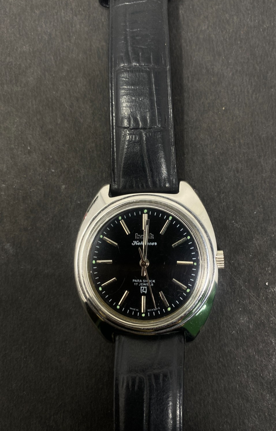 Vintage HMT Kohinoor 17 Jewels Mechanical Hand Winding Men’s Wrist Watch